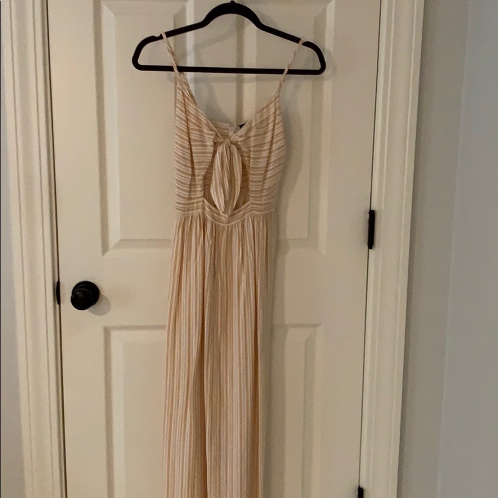 Forever 21 Yellow stripper dress